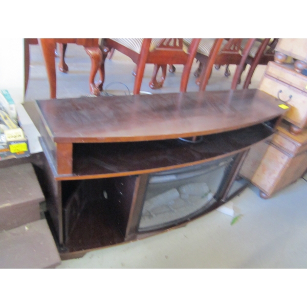 FIREPLACE TV STAND