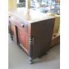 Image 2 : SINGLE DRAWER 2 DOOR ANTIQUE BARLEY TWIST LEG SIDEBOARD