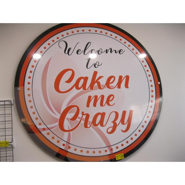 47"X47" ALUMINUM ROUND SIGN