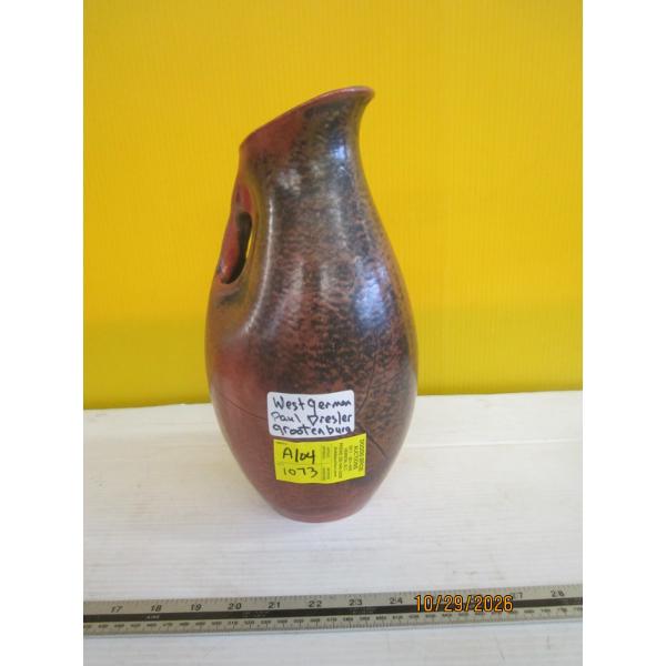WEST GERMAN PAUL DRESSLER GUTTENBERG VASE