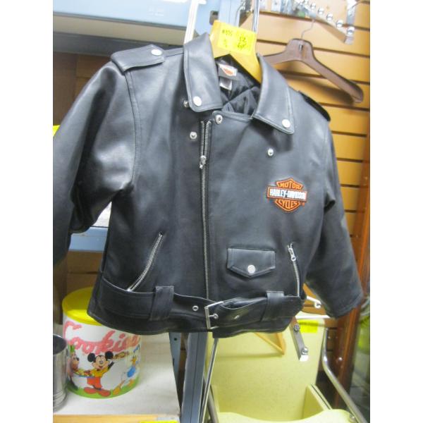 KIDs LEATHER HARLEY DAVIDSON JACKET, SZ 6X
