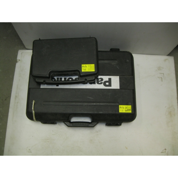 PANASONIC CORDLESS SAWZALL W/CHARGER, NO BATTERY  & A HARDSHELL PLASTIC PISTOL  CASE