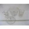 Image 2 : VINTAGE GLASSWARE - 3 PIECES
