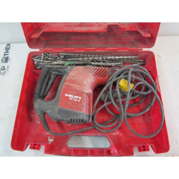 HILTI TE 16-C HAMMER DRILL IN CASE