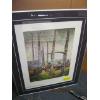 Image 1 : FRAMED PRINT BY EMILY CARR "TOTEM POLES