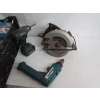Image 2 : BIN OF MISC. TOOLS - SKILSAW, CORDLESS MAKITA DRILL, POLISHER, ETC.