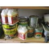 Image 2 : ASST. PAINTING SUPPLIES, PAINT, SANDPAPER, BRUSHES, ETC.