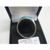 Image 5 : "AS IS" STERLING SILVER .925 EAGLE RING,  MISSING STONE, 16G, SZ 8.5