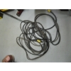 Image 2 : BIN OF MISC. EXTENSION CORDS, WRAPPING PAPER, ETC.