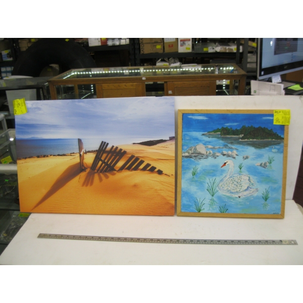 2 PICTURES - 1 ORIGINAL, 1 PRINT
