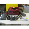 Image 1 : ASST. ELECTRONICS - SPEAKER SELECTOR, TEST MULTI METER, ETC. & BAG W/CHARGER, ETC.