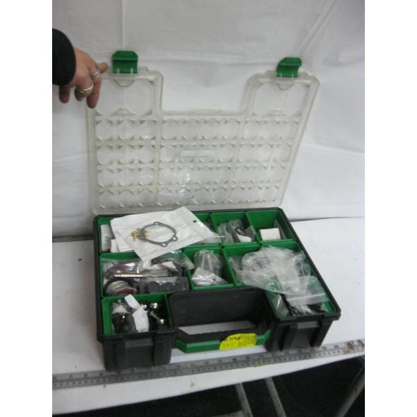 STACK ON CASE W/ASST. CONTENTS - NUTS, BOLTS, ETC.