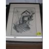 Image 2 : 2 FRAMED PRINTS BY DOUG TOPE OF WATER WHEEL & OLD BARN