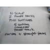 Image 4 : ASST. N GAUGE TRACK, CROSSOVER SWITCHES, POWER SUPPLIES