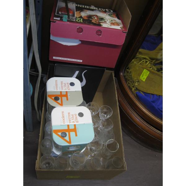 ASST. GLASSES, CRYSTAL, ETC.