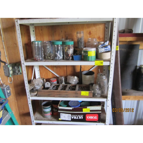 ASST. SCREWS, NAILS, ETC.