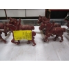 Image 3 : CAST IRON HORSE & WAGON
