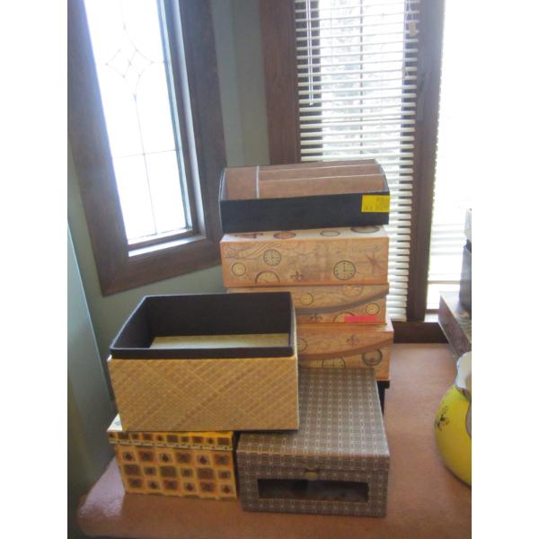 DECORATIVE STORAGE BOXES