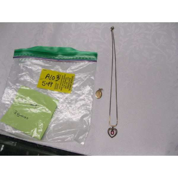 14KT GOLD PIECES, 3G