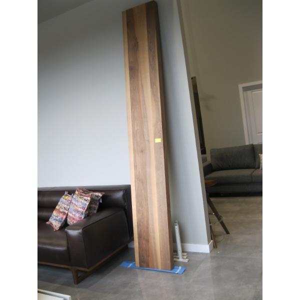 LG. SHELF UNIT, APPROX. 107"X15 3/4" W/BRACKETS