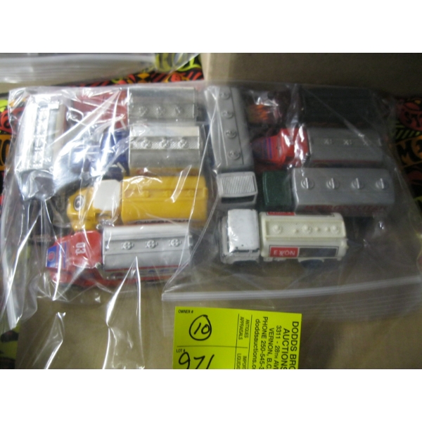 BAG OF HOTWHEELS TRUCKS