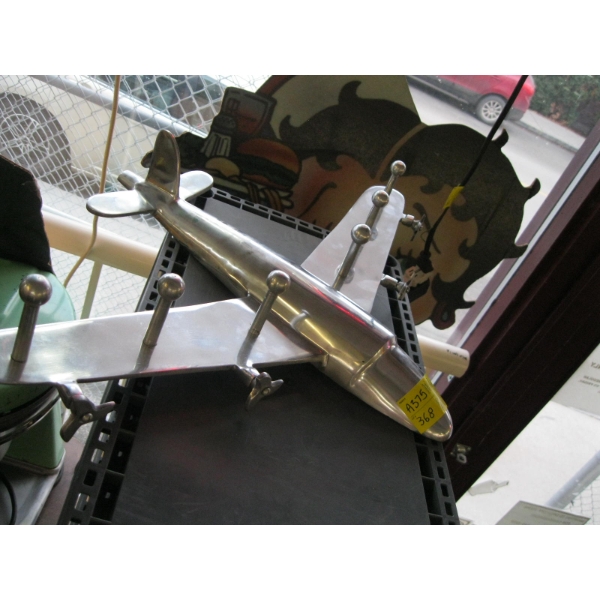 ALUMINUM PLANE COAT HOOKS
