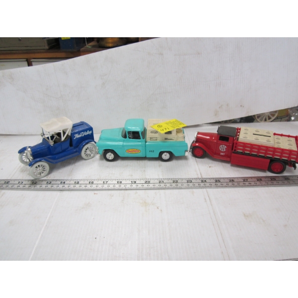 3 DIECAST TRUCKS