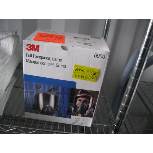 1 BOX W/FULL FACE PIECE MASK - L
