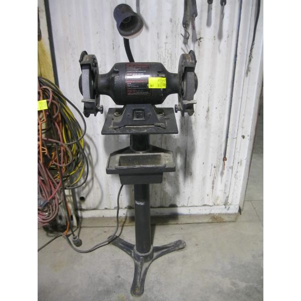 8" BENCH GRINDER ON STAND