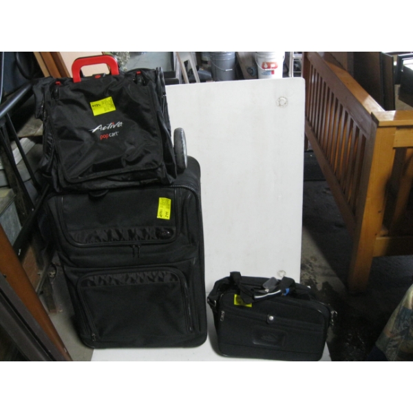 ASST. SUITCASES, ETC.