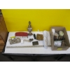 Image 3 : 2 CONTAINERS OF MISC. OIL LANTERN, KEYCHAINS, CONDIMENT SET, ETC.