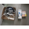 Image 2 : 2 BOXES OF MISC. WATER FILTERS, POWER BARS, VASES, ETC.