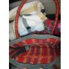 Image 3 : MISC. BLANKETS, HANDBAG, BASKETS, ETC.