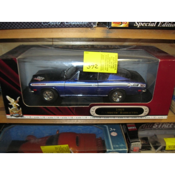 1969 PLYMOUTH BARRACUDA DIECAST CAR