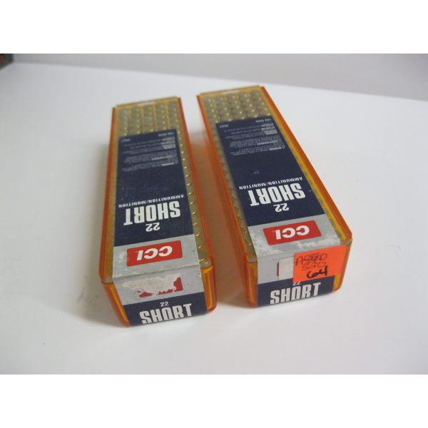 CCI 22 SHORT|2X100 ROUND BOXES