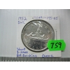 Image 1 : 1952 CDN SILVER $1 COIN