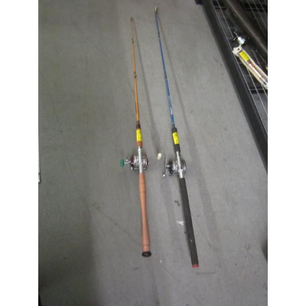 2 TROLLING RODS W/REELS