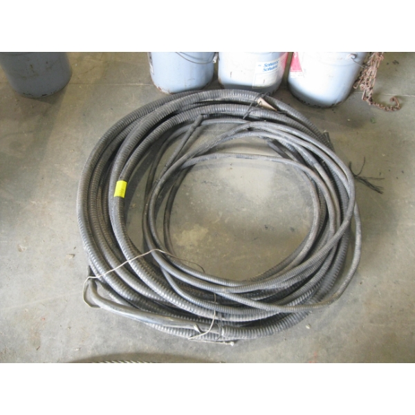 2 ROLLS OF TECH CABLE - 1 IS ALUM. / 1 IS COPPER