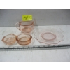 Image 1 : 4 PIECES OF PINK DEPRESSION GLASS