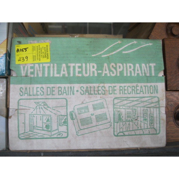 EXHAUST FAN - NEW IN BOX
