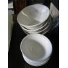 Image 3 : LG. LOT OF WHITE & BLACK DISHES - SOME CHIPPED