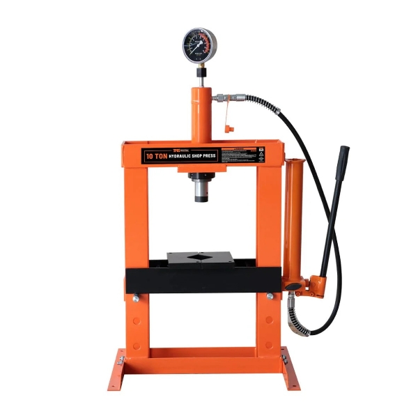 TMG INDUSTRIAL 10 TON CAPACITY HYDRAULIC SHOP PRESS