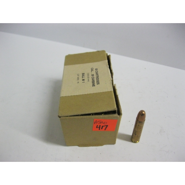 .30 CARBINE 7.62X33MM BALL M 1|1X50 CARTRIDGES