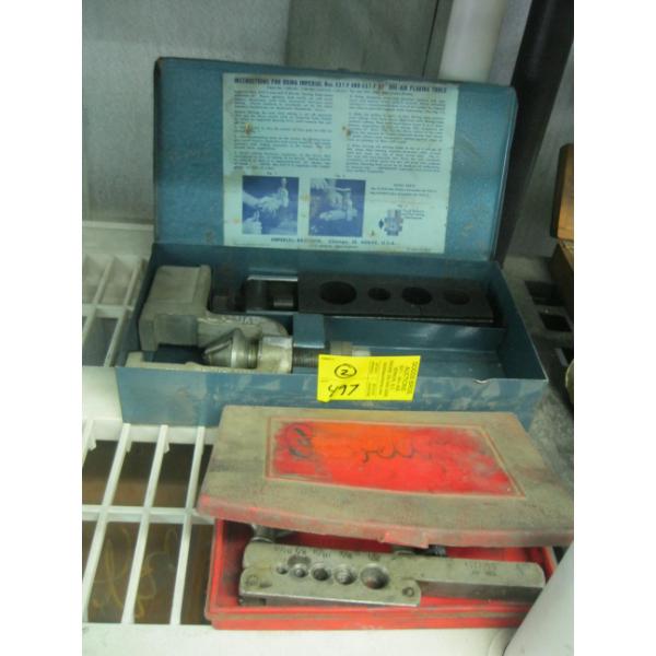 2 FLARING TOOL SETS - LG. & SM.