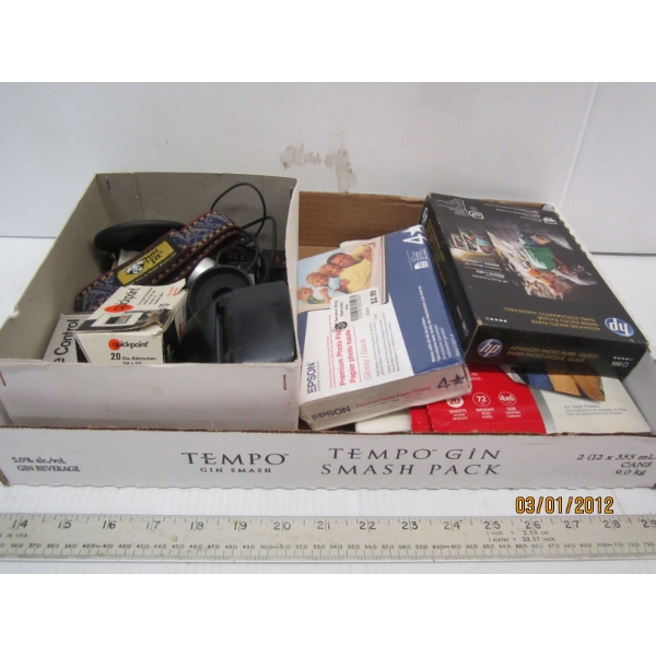 MISC. CAMERA ACCESS, PHOTO PAPER, ETC.