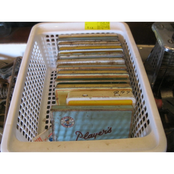 METAL CIGARETTE TINS