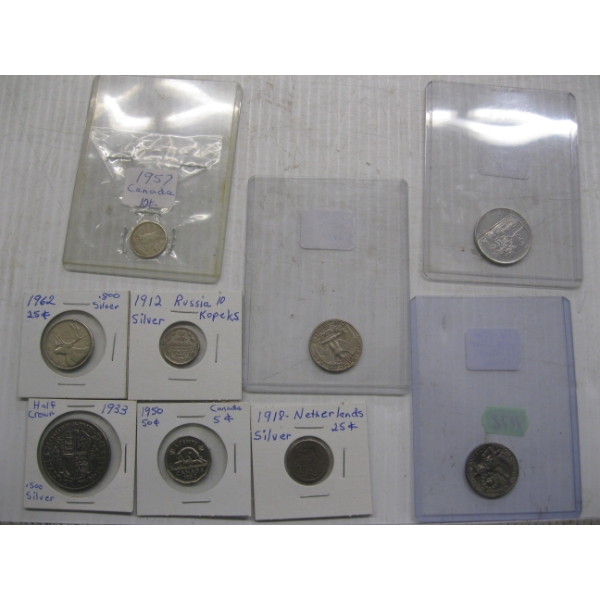 ASST. COLLECTABLE COINS - VARIOUS COUNTRIES