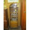 Image 1 : VERY ORNATE 2 DRAWER, 4 SHELF DOME TOP CABINET W/BARLEY TWIST FRONT