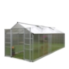 Image 1 : TMG INDUSTRIAL 8'X20' TWIN WALL ALUMINUM FRAME GREENHOUSE