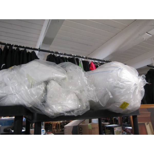 BAG W/PILLOWS & BAG W/BAMBOO MATTRESS PAD
